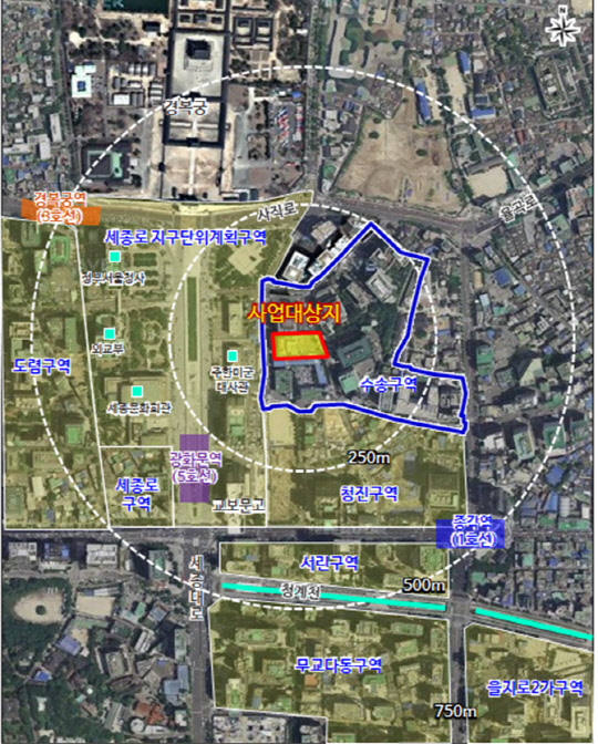 수송구역 제1-2지구 위치도. <서울시 제공>